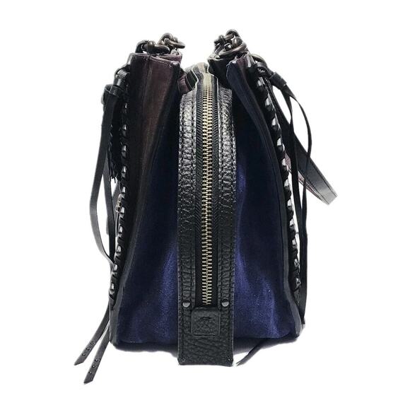 New COACH 37391 Dreamer Tote 36 Colorblock Black Whipstitch Rivets Extra Large - Picture 4 of 11